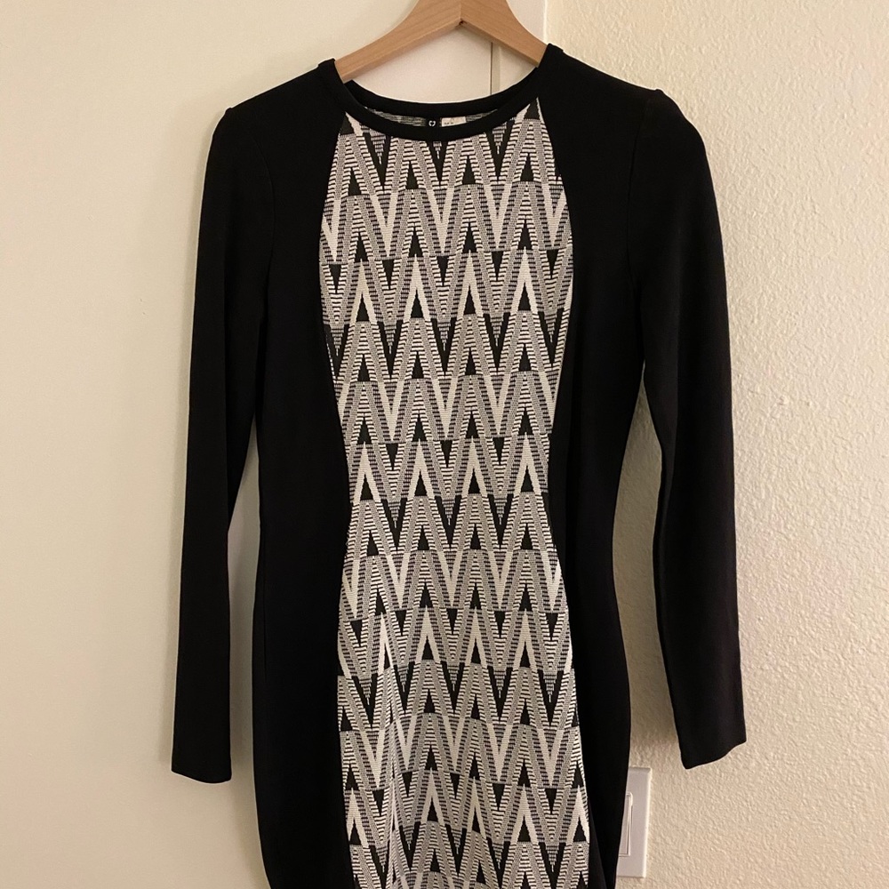 Black and white dress